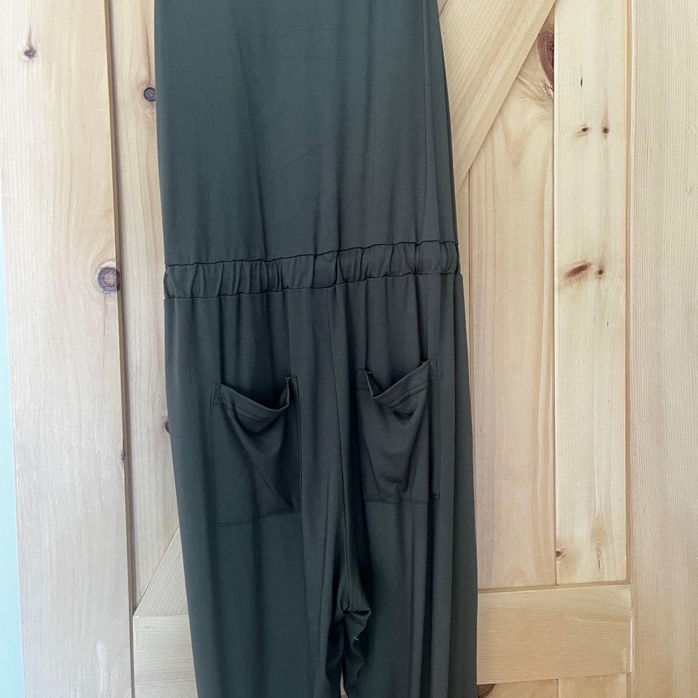 Olive Green heartloom Rivky Jumpsuit Xs - Picture 5 of 5
